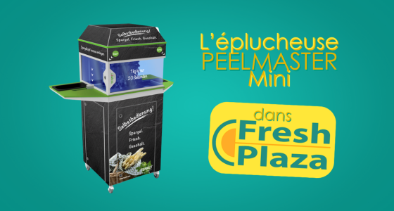 Eplucheuse à asperges Peelmaster Mini - Tenrit et Agrivaloire - FreshPlaza