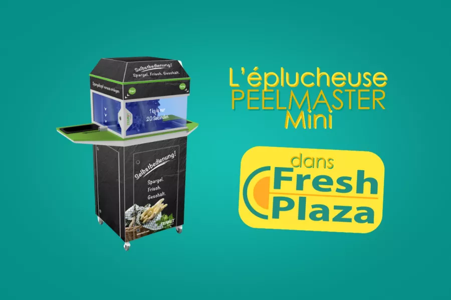 Eplucheuse à asperges Peelmaster Mini - Tenrit et Agrivaloire - FreshPlaza